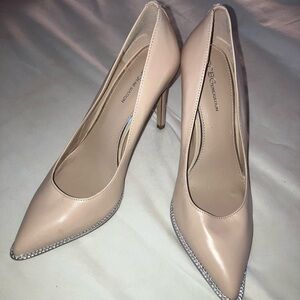 BCBGeneration Heels with crystal accents